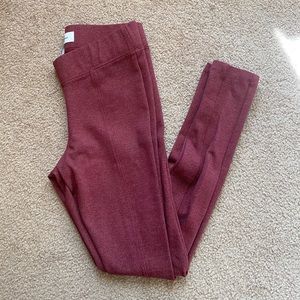Maroon Leggings